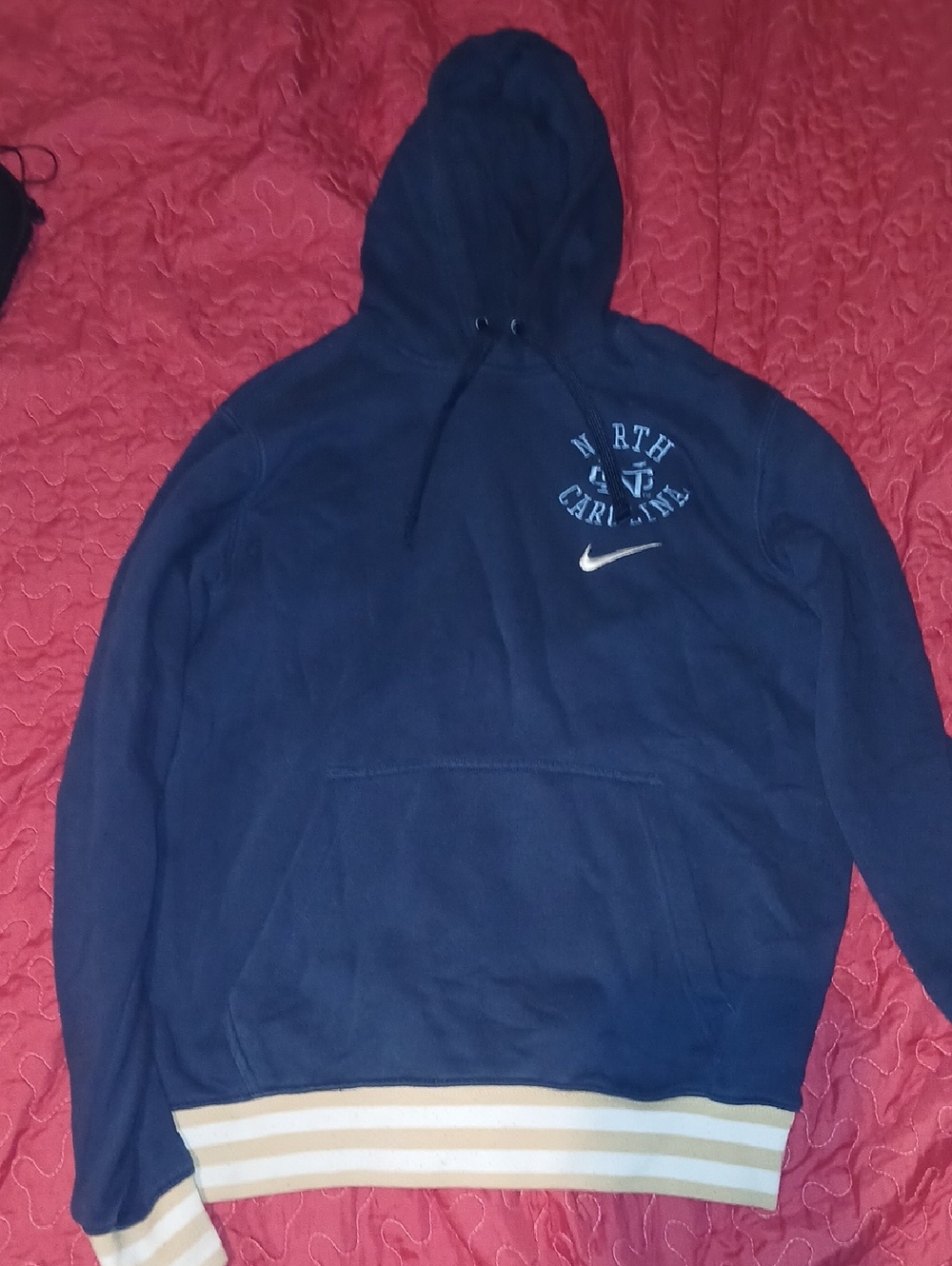 Nike Navy Blue North Carolina Pullover Hoodie